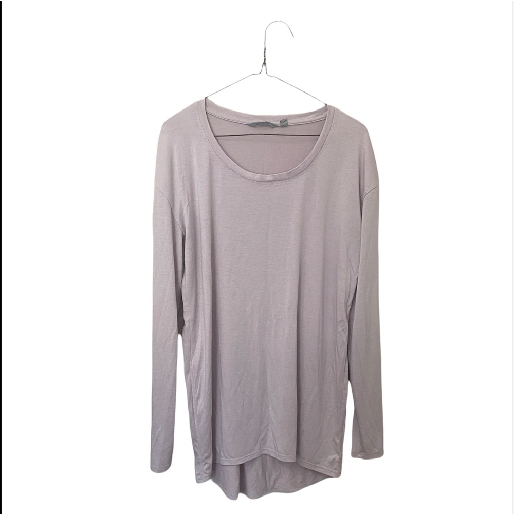 Athleta Long Sleeve Stretch Top Lilac